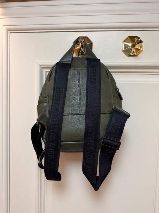 Hammitt Shane Leather Backpack, Olive/Gold Studs main image 3